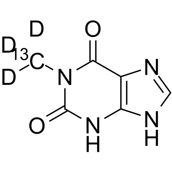 1-Methylxanthine-13C,d3 (1-Methylxanthine 13C,d3)